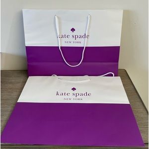 Kate spade large gift bags - lot of 2